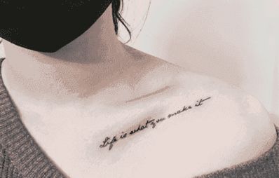 女生纹身英文短句简单